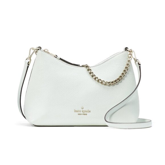 New Kate Spade Zippy Pebbled Leather Convertible Crossbody Lime Sherbert - Picture 1 of 5